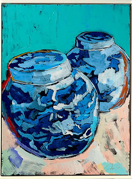 Ginger Jars 3, 40x30 acrylic and resin on canvas, Campbell Avery Smith.jpg_LR.jpg