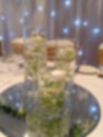 Cylinder vase centrepiece