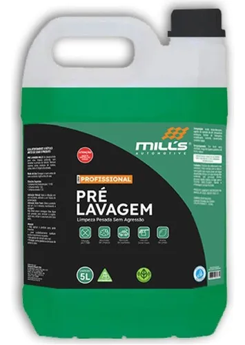 Shampoo de pré lavagem automotivo concentrado em embalagem plástica, ideal para detalhamento profissional