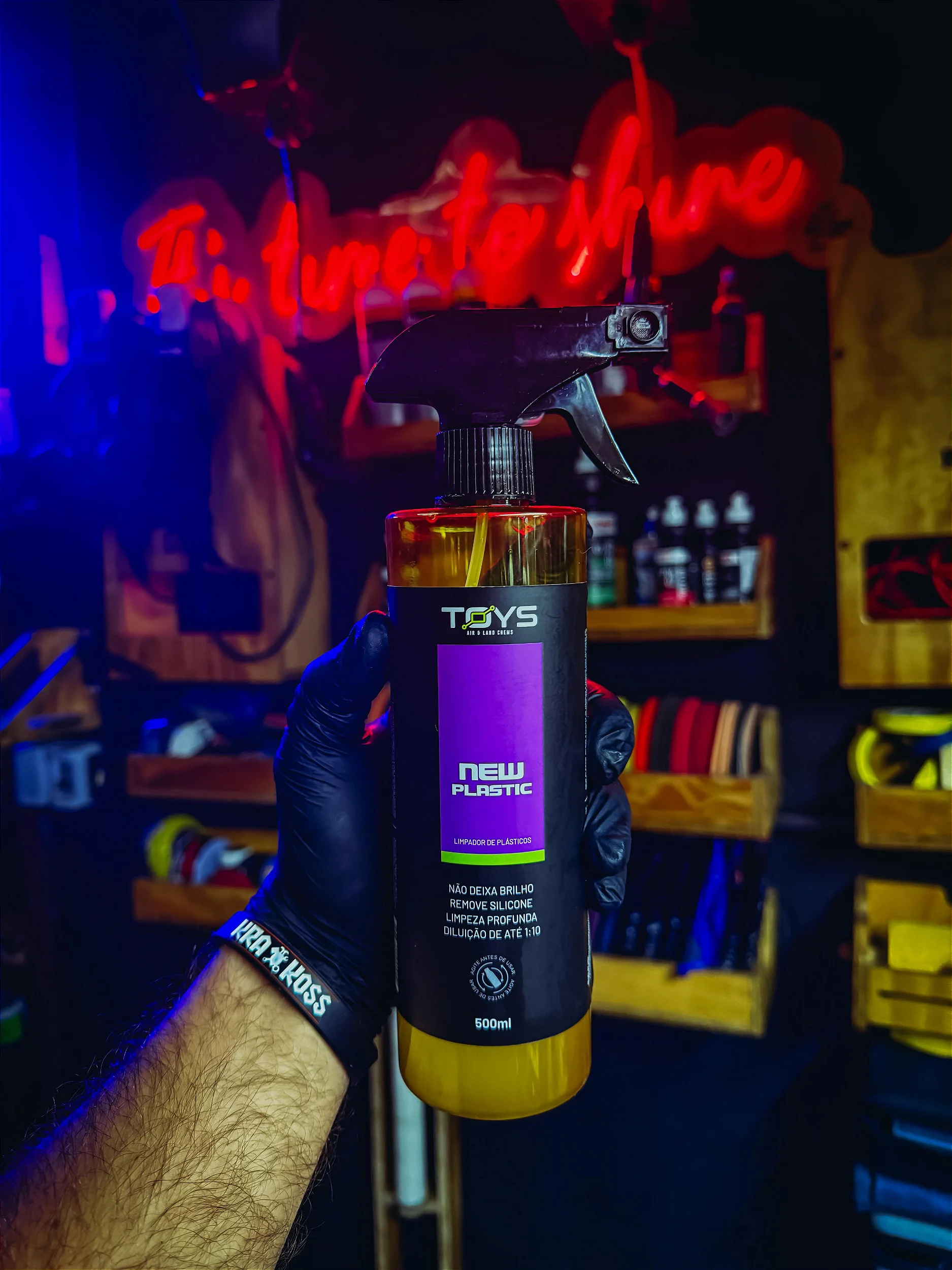 New Plastic - Limpador de Plástico Automotivo 500ml - Toys for Boys