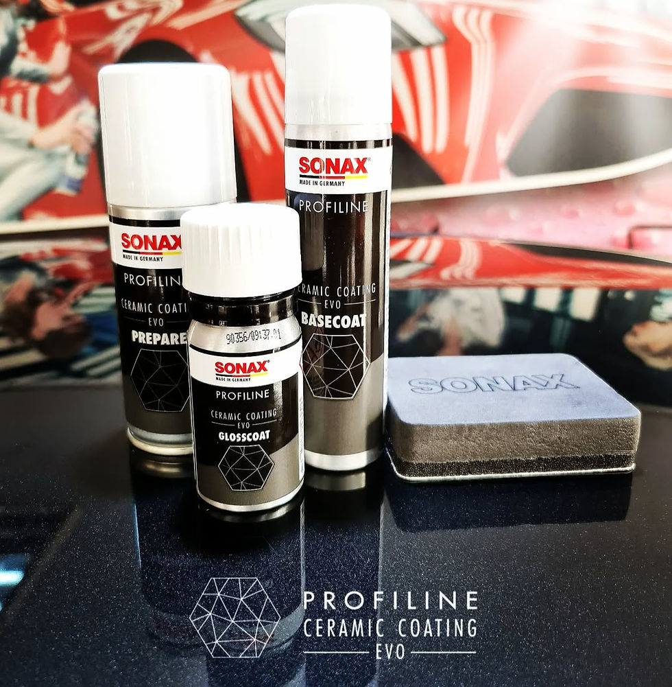 Aplicadores do kit do SONAX PROFILINE Ceramic Coating CC Evo para proteção ceramica