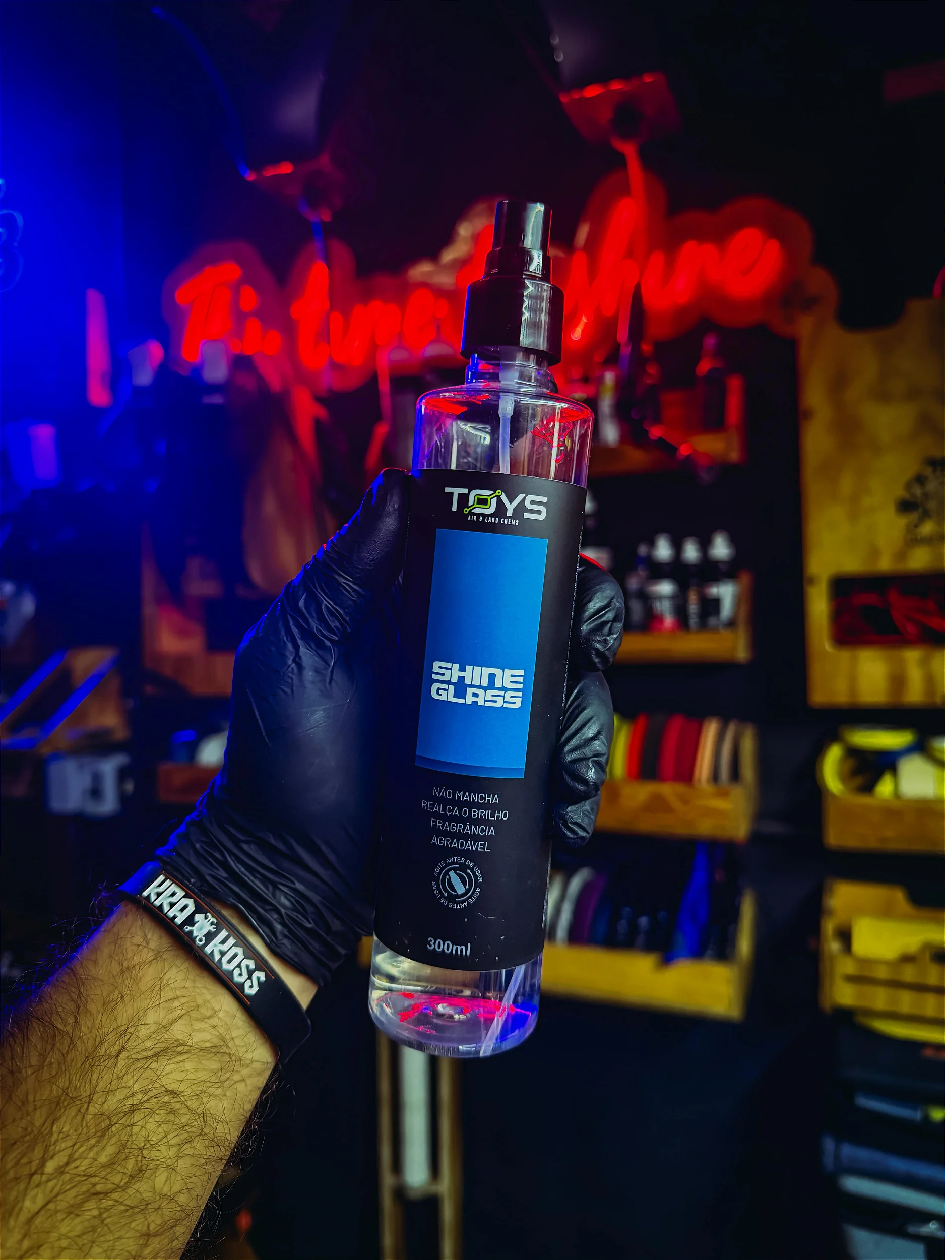 Shine Glass - Limpa Vidros Automotivo 300ml - Toys for Boys