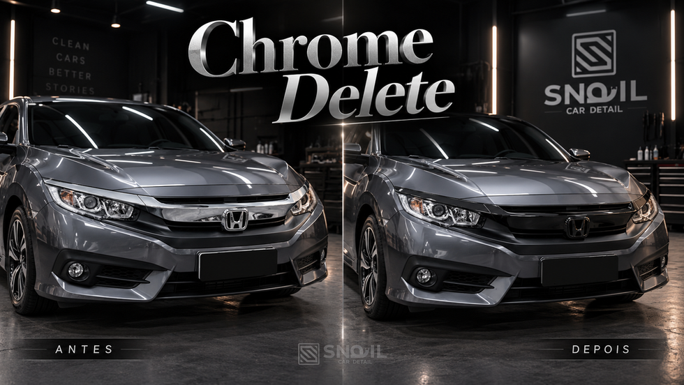 Chrome delete: o que é e como transforma os detalhes do carro
