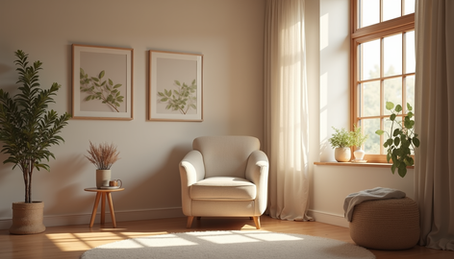 A therapy office is a safe space to be seen and heard.