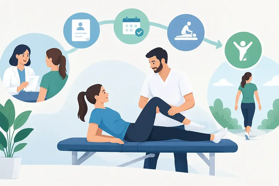 Le parcours patient après prescription kiné