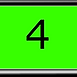 nuumber 4 green