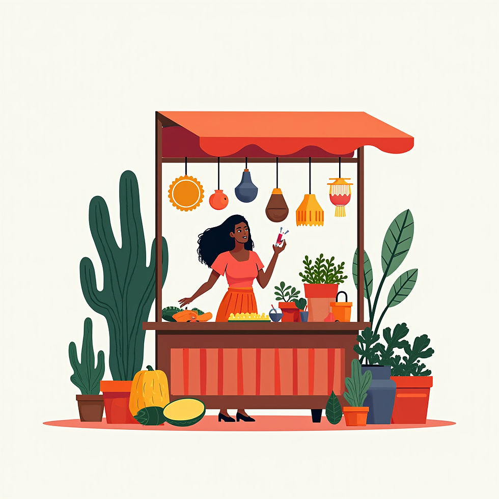 Mercado Vibrante Cotidiano