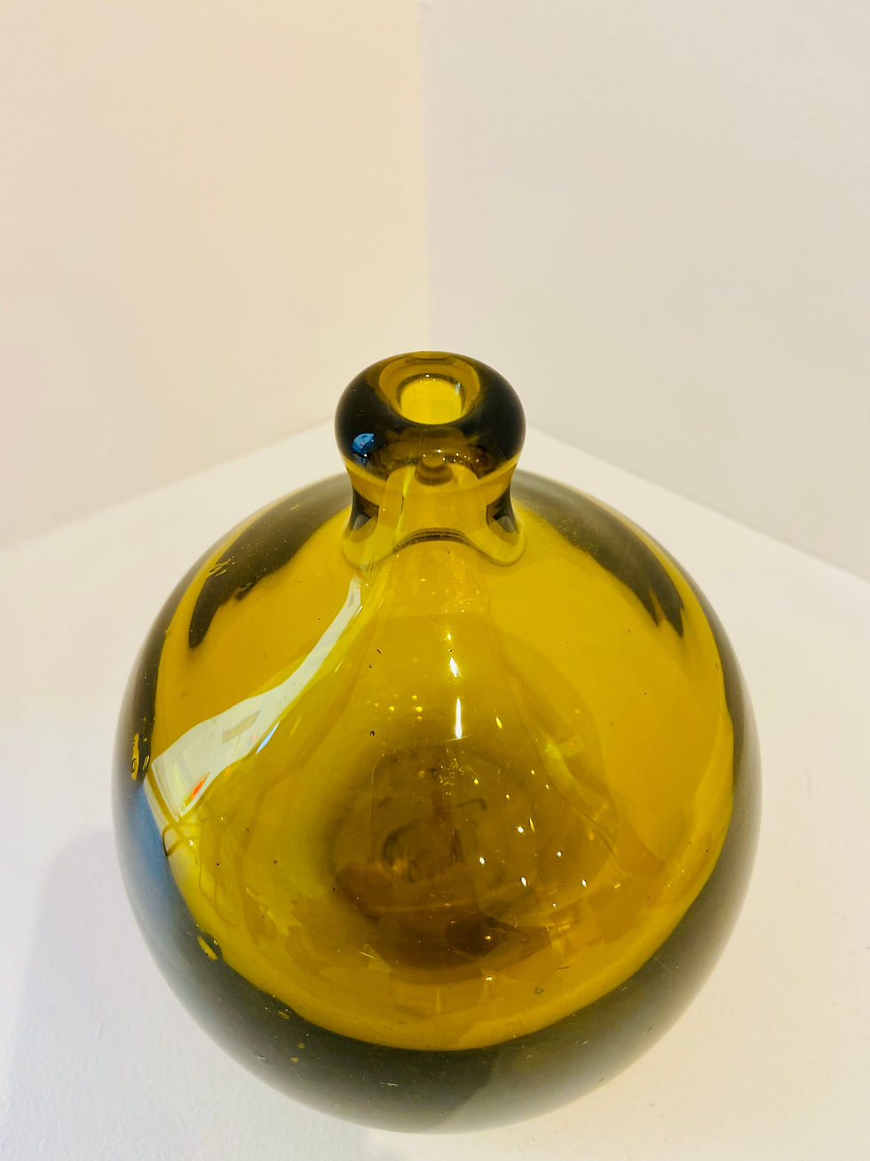 Miniature : VERVAL VALLAURIS - Ensemble de 3 vases en verre soufflé