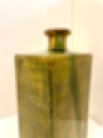 Miniature : Soliflore bouteille céramique François Lanusé, signé, Le Castellet, 24 cm