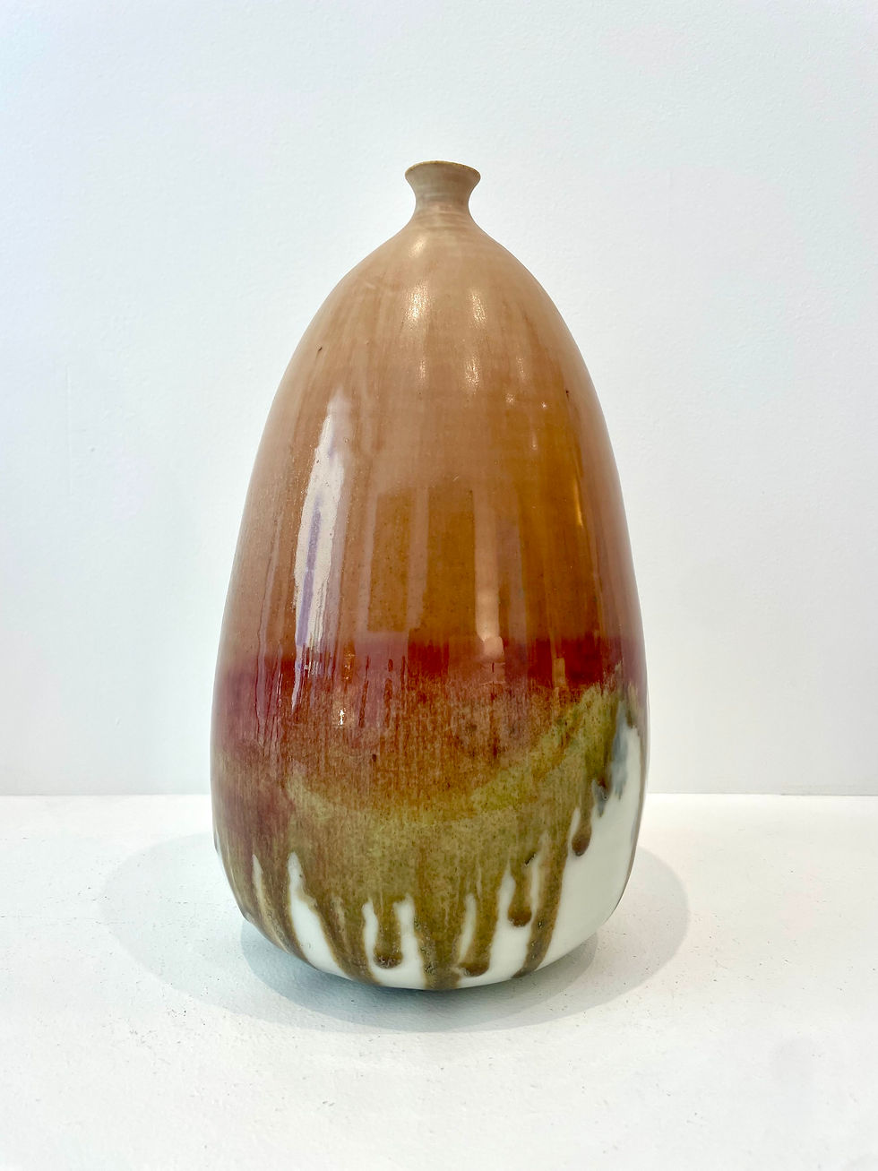 Miniature : Vase en porcelaine Fabien Comte 2007, Beausset Vieux, émaillé, signé
