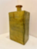 Miniature : Soliflore bouteille céramique François Lanusé, signé, Le Castellet, 24 cm