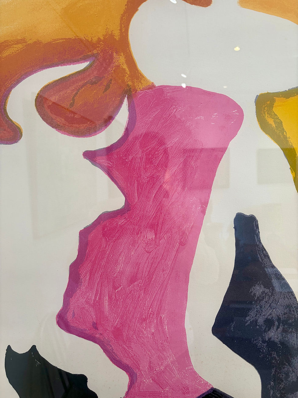 Miniature : Claude Viallat Lithographie originale EA signée Tauromachie Toréador