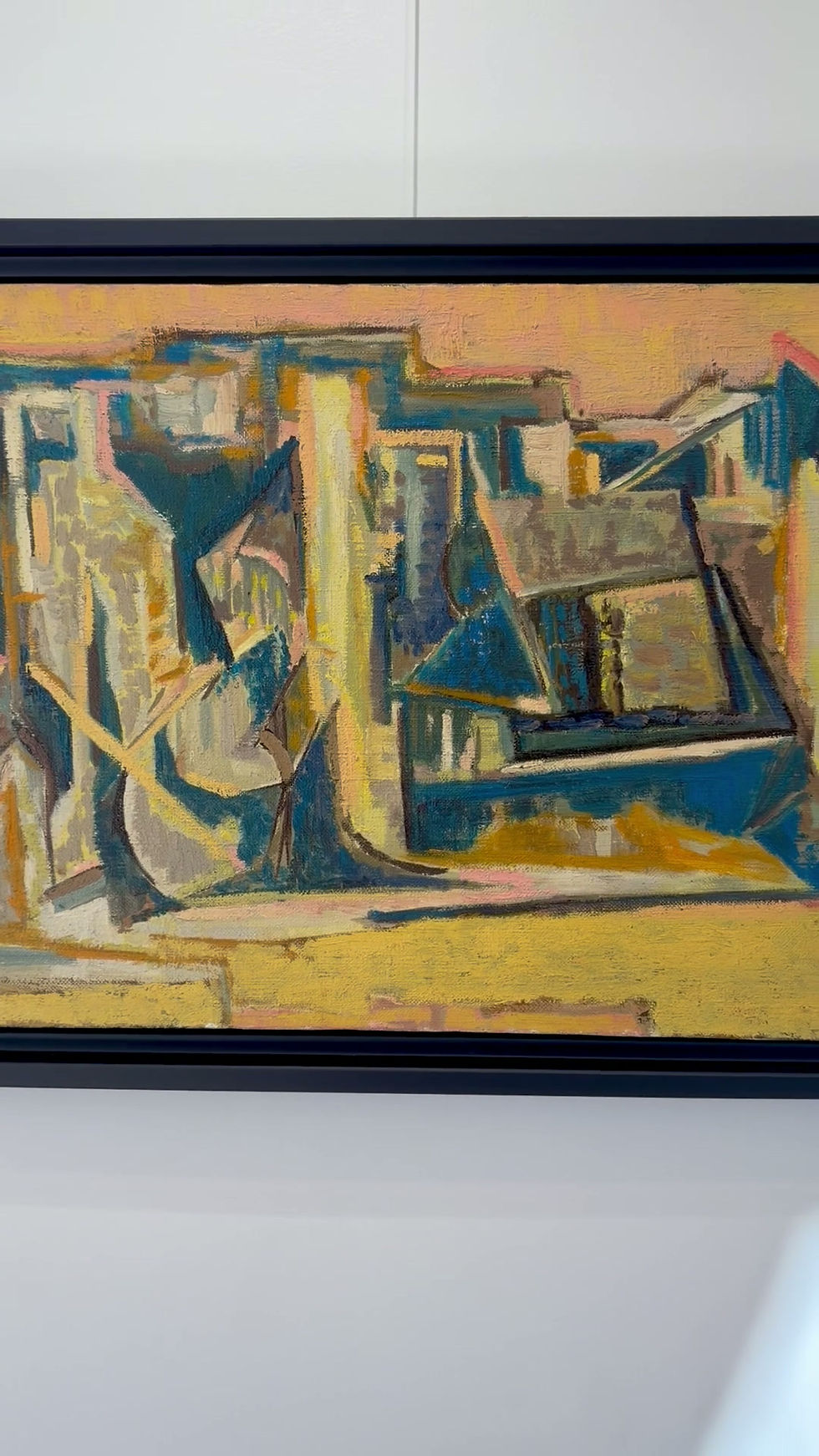 Miniature : Gilbert Thévenot 1948 Sidney Béchet huile sur toile 40 x 80 cm