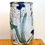 Miniature : Pierre Dutertre Vase Grès Émaillé Iris Signé Daté 1998 Ollioules