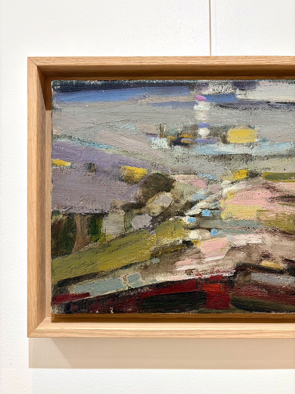 Miniature : Jacques Ivane Milléroux (1914–1973) – Huile sur toile abstraite – 33 x 22 cm