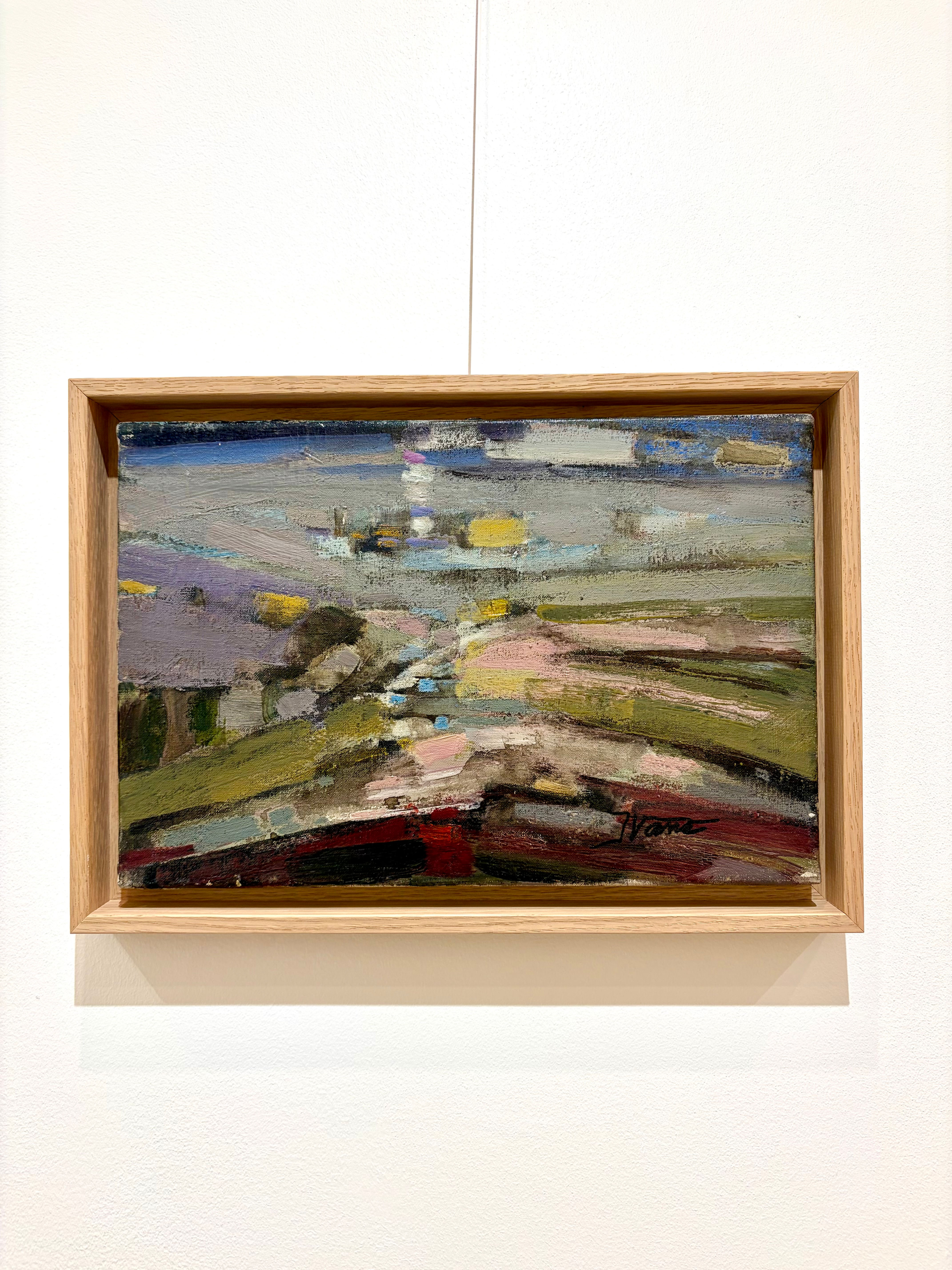 Jacques Ivane Milléroux (1914–1973) – Huile sur toile abstraite – 33 x 22 cm