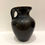 Miniature : Carlos Fernandez (1905- 1969) vase à anse noir signé Aix, céramique émaillée