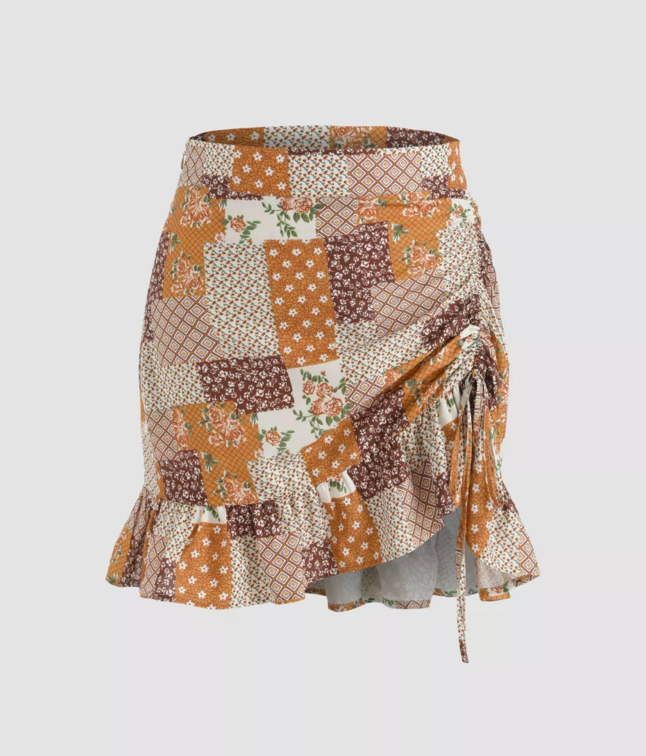 Falda corta estilo sirena