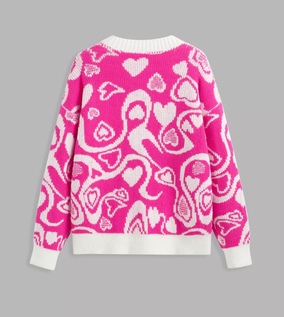 Thumbnail: Hearts cardigan