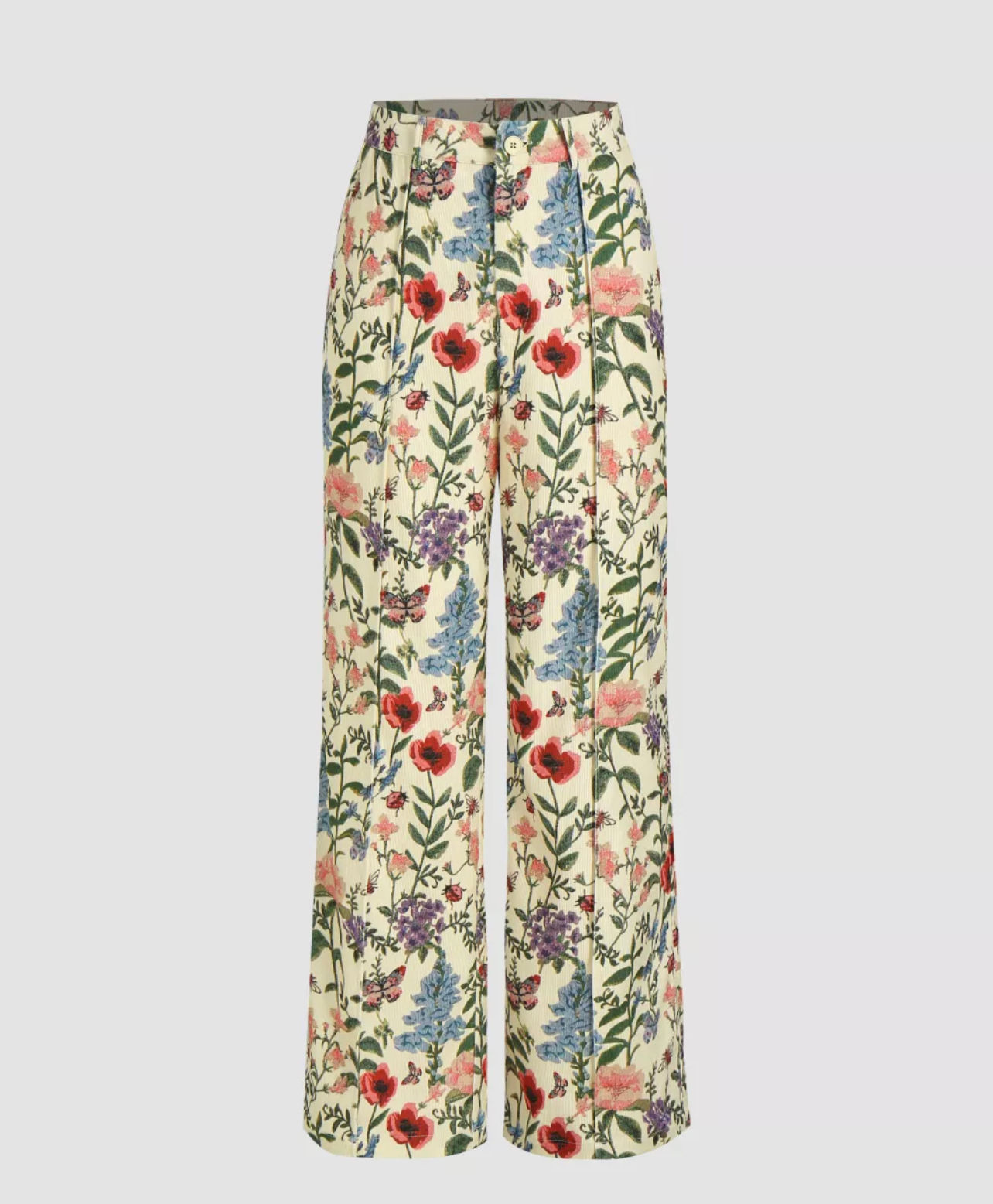 Pantalón floral alto