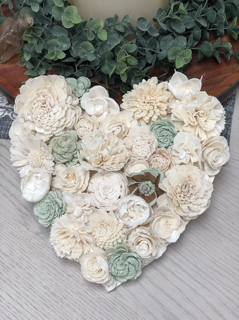 Thumbnail: Wood Flower Heart 