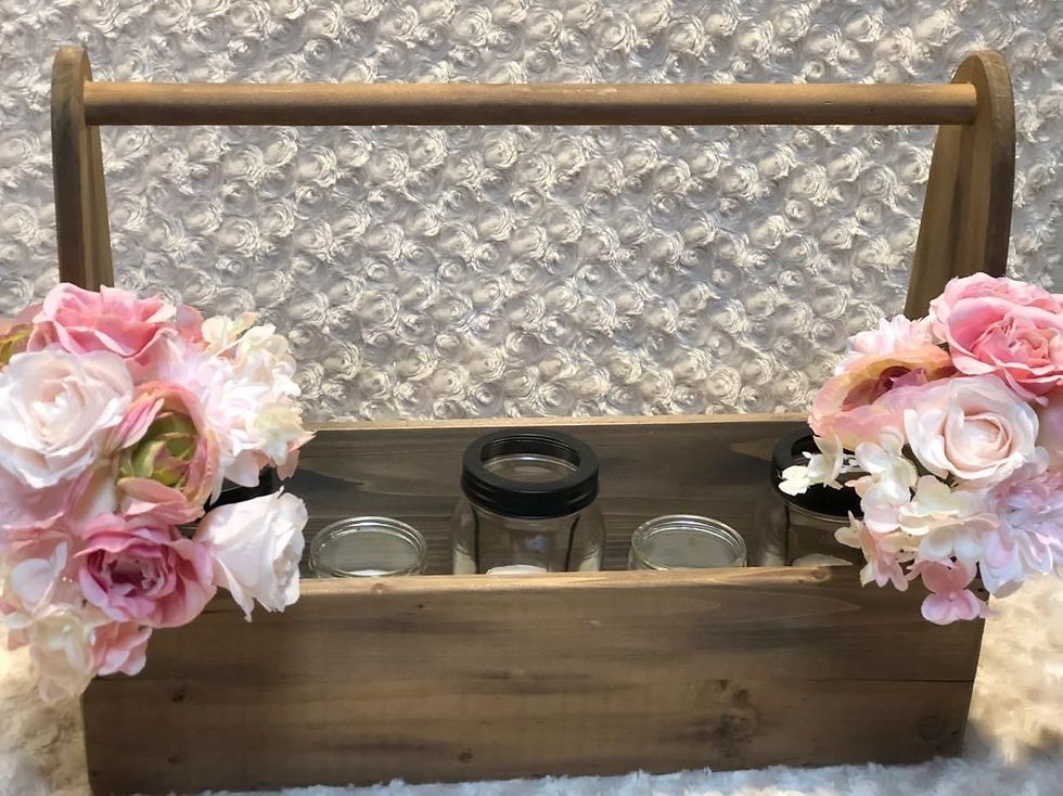 Thumbnail: Vintage Inspired Styled Wooden Toolbox