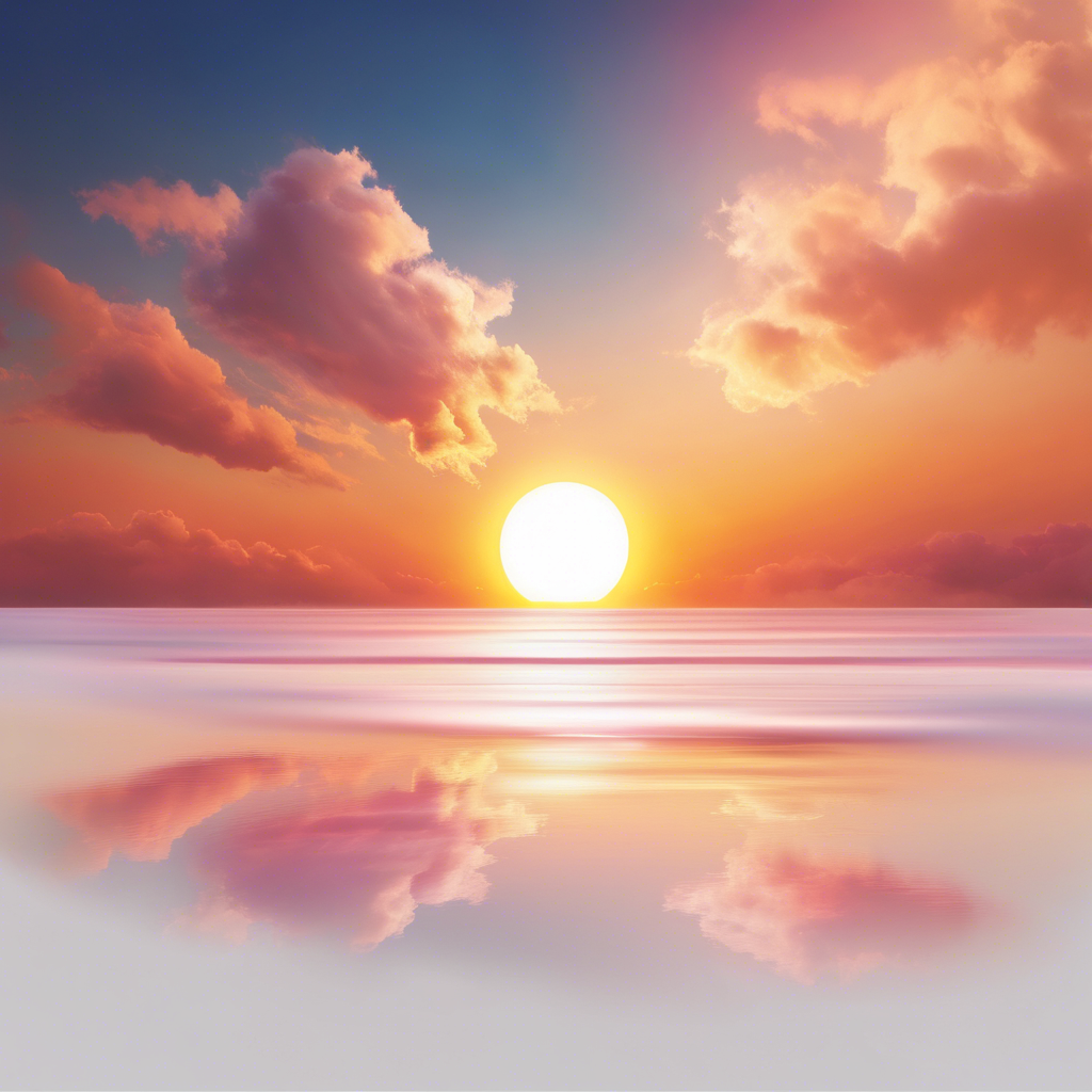 Heavenly Sunset Art Print
