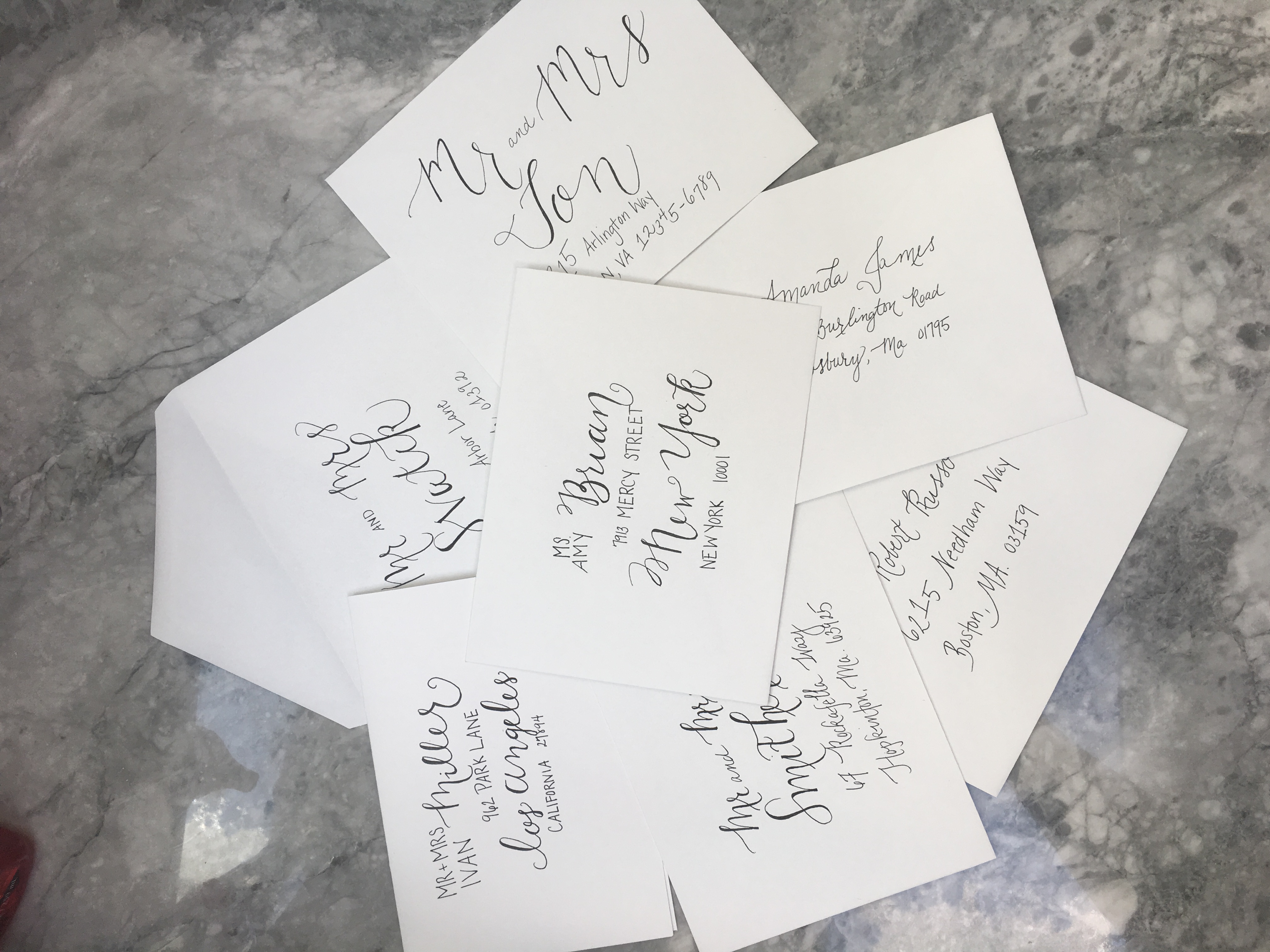 Custom Hand lettering Samples