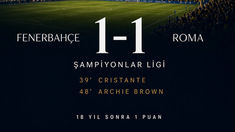18 yıl sonra Kadıköy’de puan var, zafer yok: Fenerbahçe 1-1 Roma