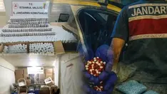 İstanbul’da 2 milyona yakın uyuşturucu hap ele geçirildi