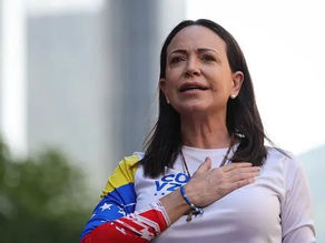 2025 Nobel Barış Ödülü'nü alan Venezuelalı siyasetçi Maria Corina Machado