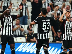 Beşiktaş 2-0'dan geri geldi 3-2'yle turladı