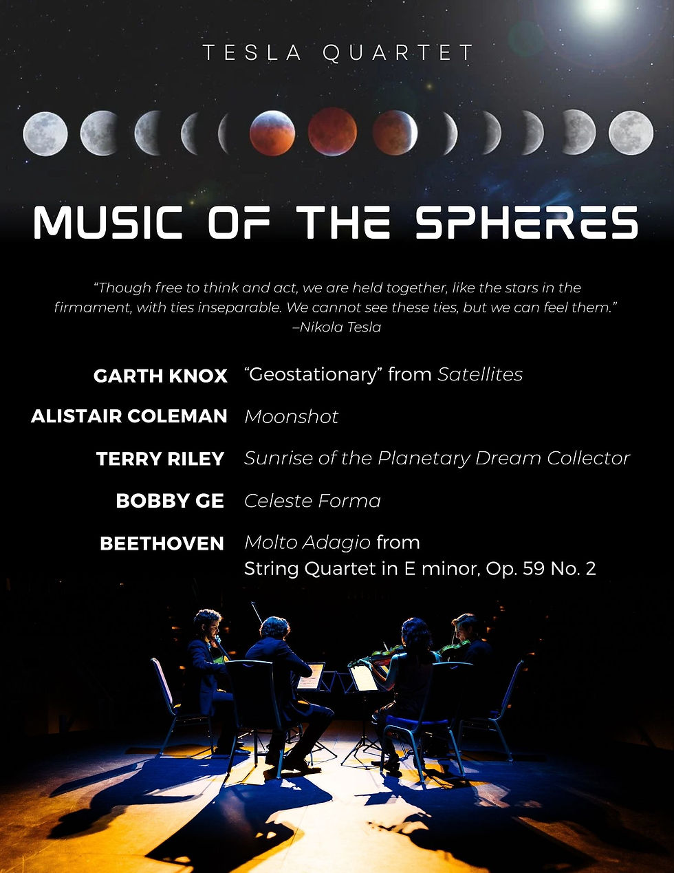 Music in the Spheres by Tesla Quartet