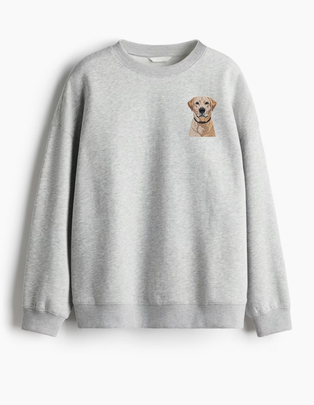 Sweatshirt mit Stickmotiv