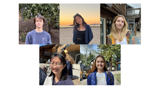 Seniors of CPS: Damon F., Chloe S., Malena V., Julia L., Gabriella B.