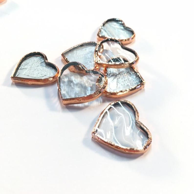 Thumbnail: Pre-foiled Clear/Textured Hearts