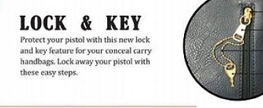 Thumbnail: Jesse James Concealed Carry Handbag Vegan Leather