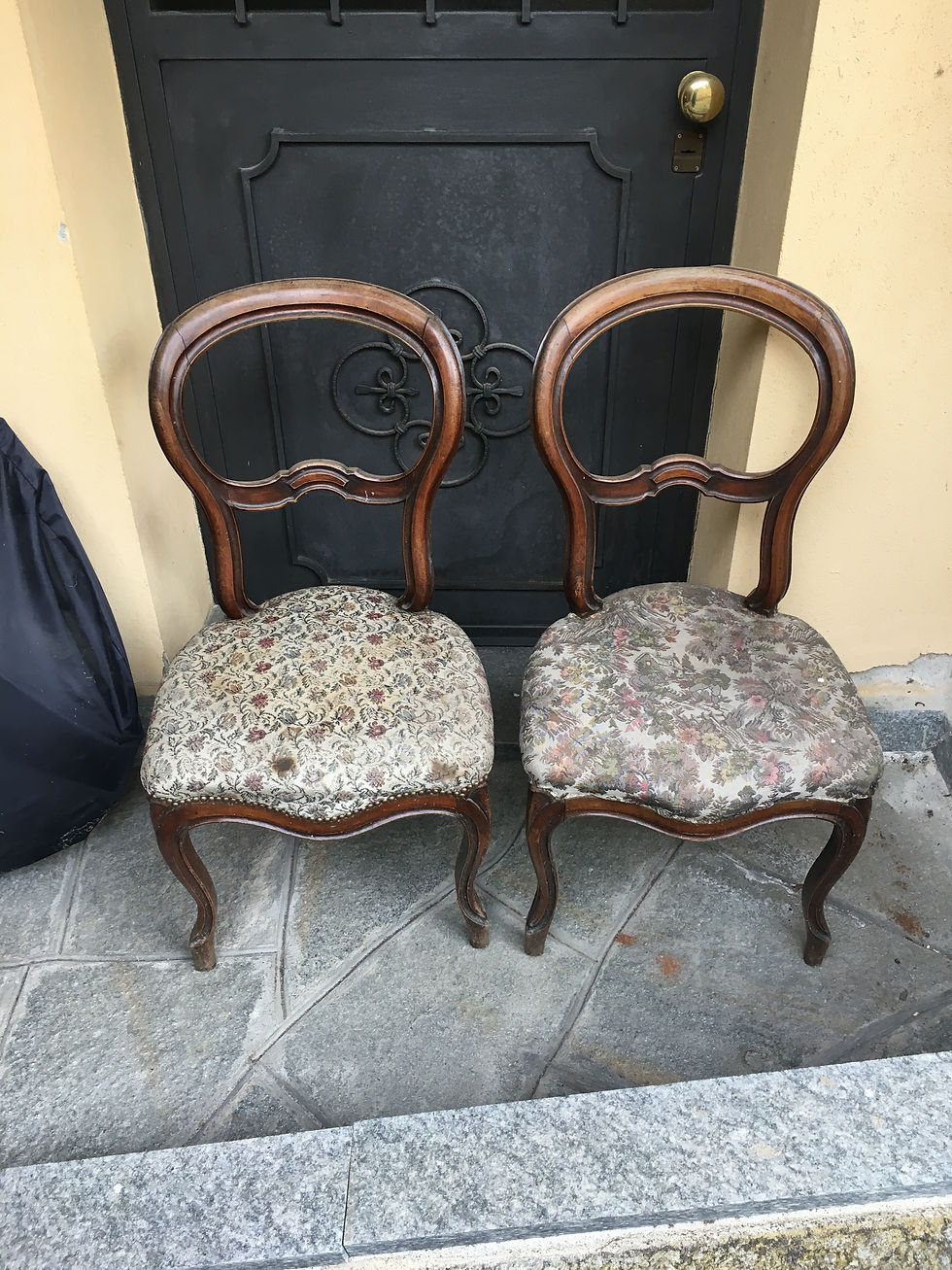 Miniatura: Coppia di sedie Luigi Filippo