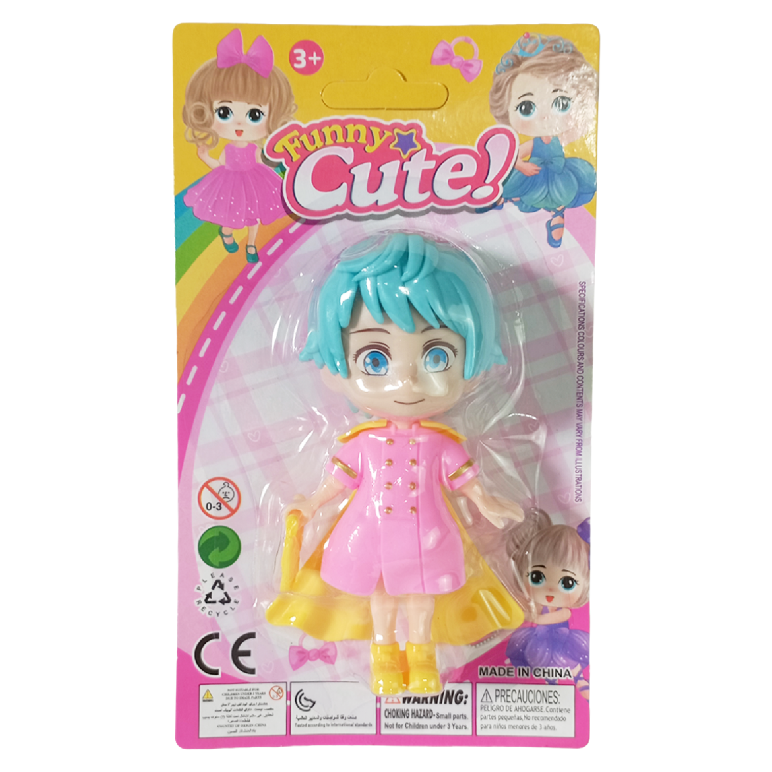 BONECA COM ACESSÓRIOS