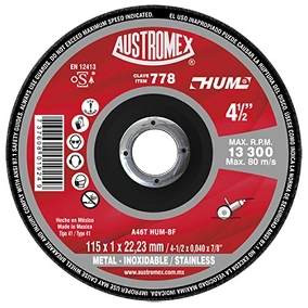 Disco De Corte Para Metal 4 1/2 Austromex 778