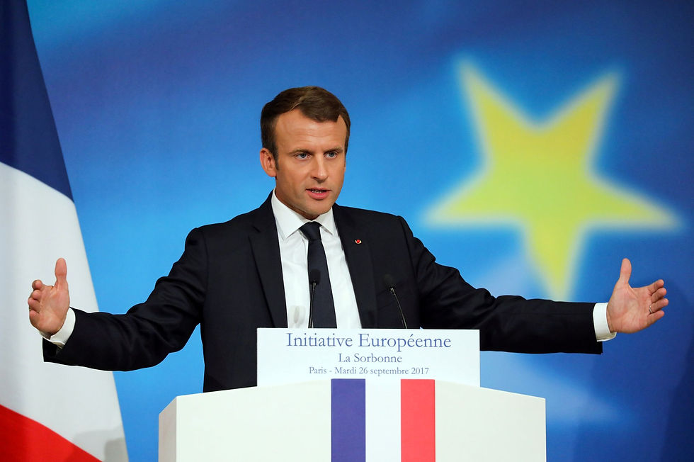 Emmanuel Macron, discorso sul futuro dell'Europa all'università Sorbona