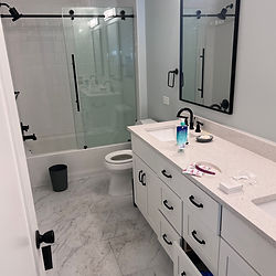 Bathroom before cleaning