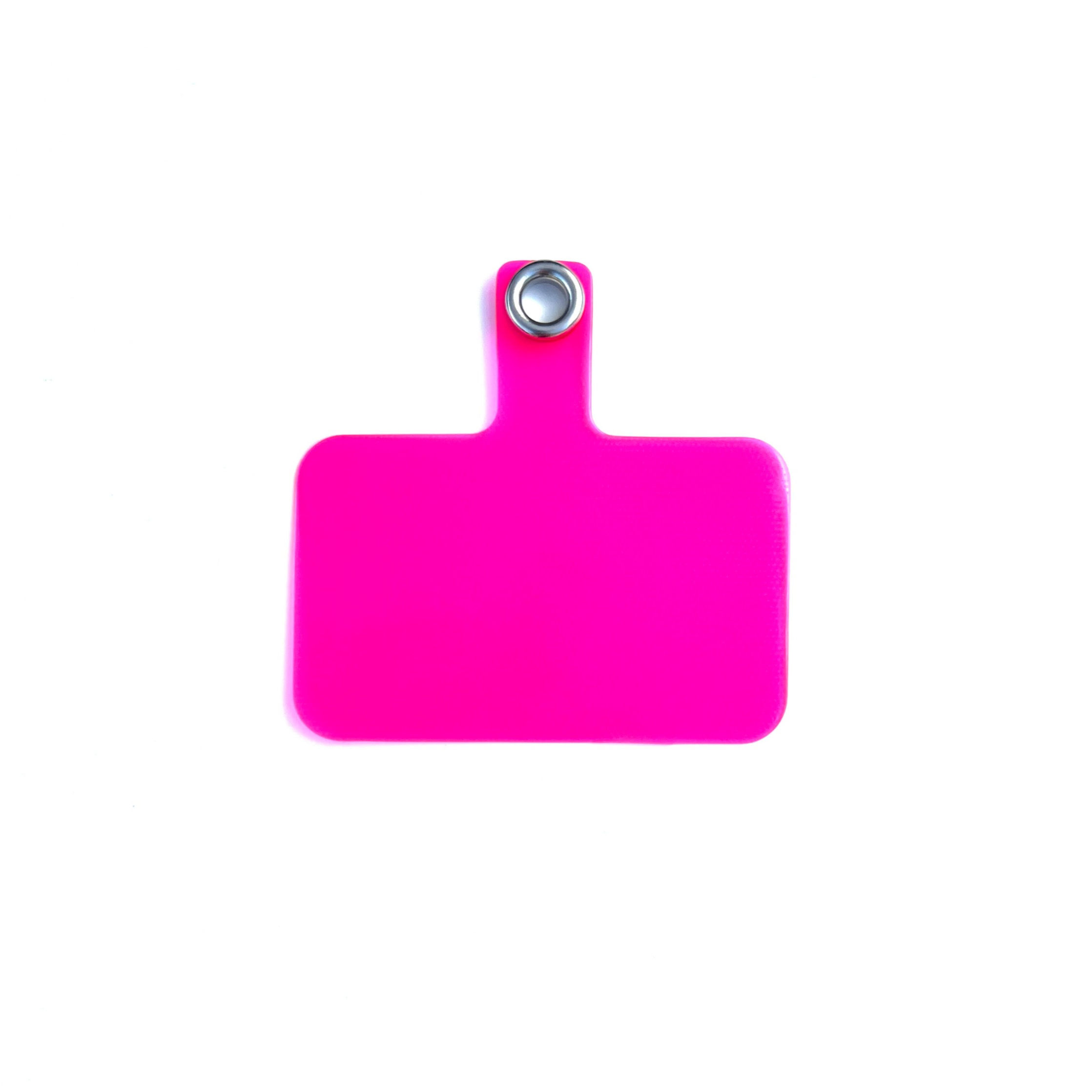 Cell Phone Patch - pink transparent