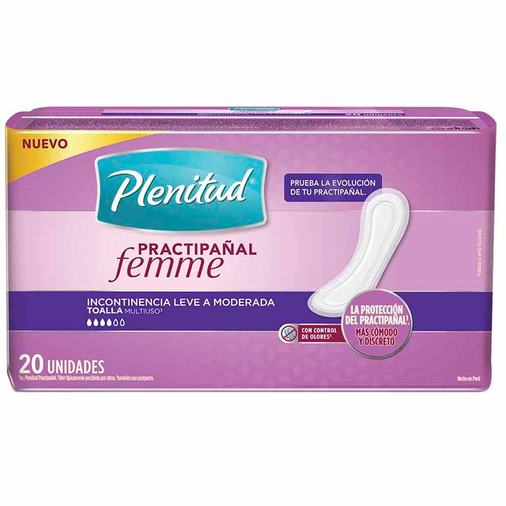 Toalla Plenitud Femme Paquete 20unds.