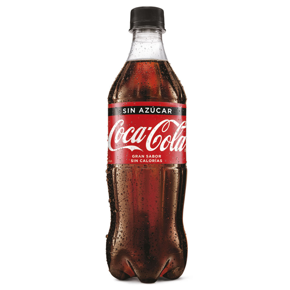 Gaseosa Coca Cola Sin Azúcar 600 ml