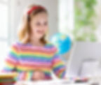 young girl working with her online Reading Tutor