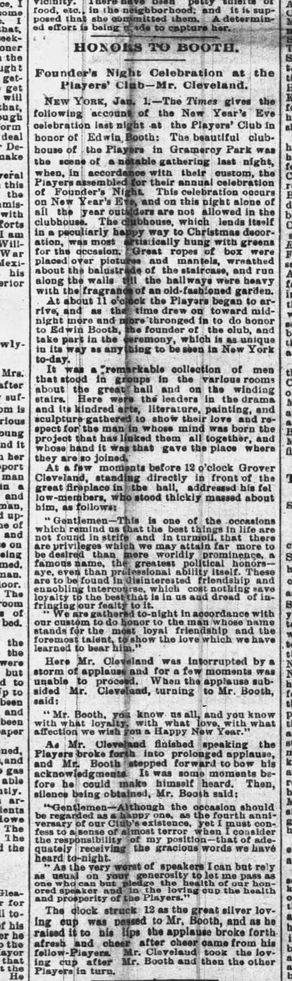 A Players Flashback: 1892