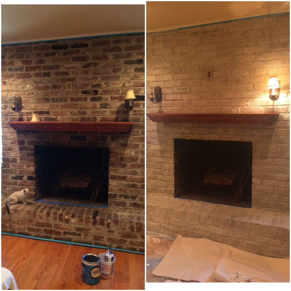 Whitewash brick