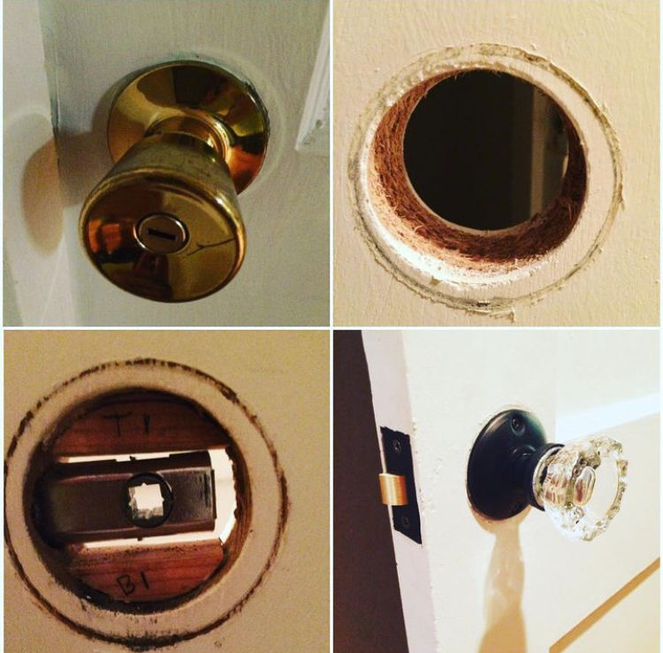 Retrofitting back to the old style knobs.