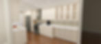 3-D Render Galley Kitchen Design